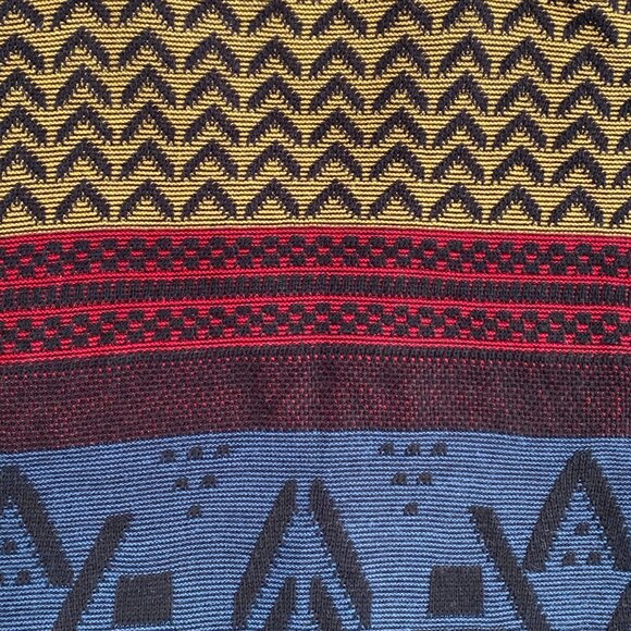 Vintage Sweater Graphix Cardigan Kurt Cobain Grandpa Aztec Grunge Western-L - Picture 7 of 14